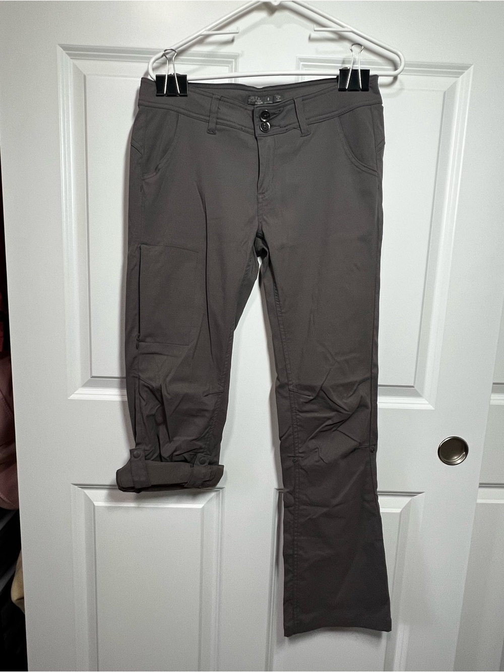 Prana Convertible Stretch Utility Hiking Pants Capris Women’s Size 6
